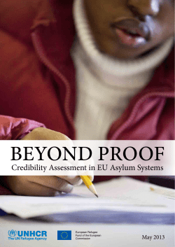 Credibility Assessment in EU Asylum Systems