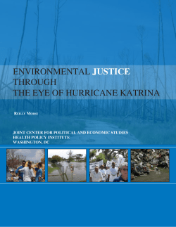 environmental justice through the eye of hurricane katrina