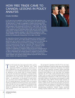 US-Canada Free Trade