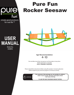 Pure Fun Rocker Seesaw