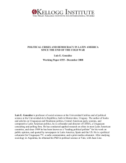 Political Crises and Democracy in Latin America Since the End of