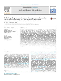 Global large deep-focus earthquakes: Source process and