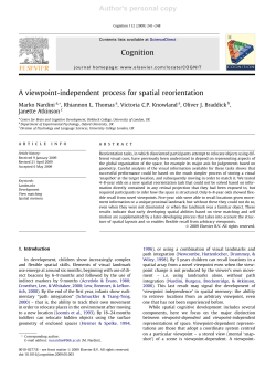 Author`s personal copy A viewpoint-independent process for spatial