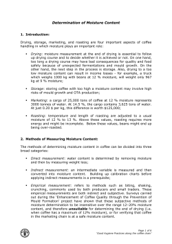 Determination of moisture content []
