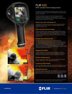 FLIR K65 Datasheet