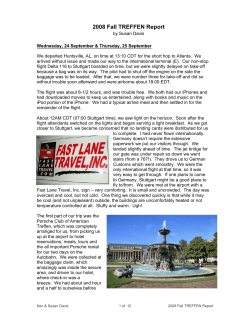 2008 Fall TREFFEN Report - Porsche Club of America