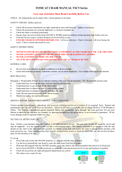 Tomcat Science Chair