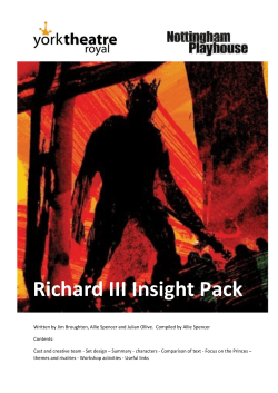 Richard III Insight Pack