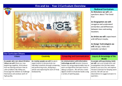 Fire and Ice - Year 2 Curriculum Overview