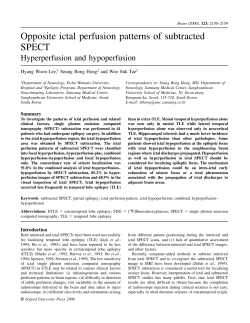 Opposite ictal perfusion patterns of subtracted