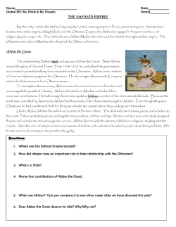 The safavid empire
