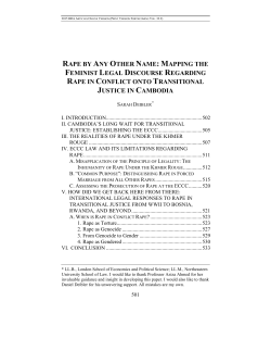 Link to Deibler Article - American University International Law Review