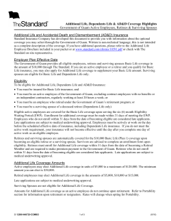 Additional Life Coverage Highlights