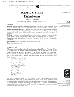 EigenForm