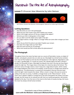 Lesson Seven: Writing Under the Moon