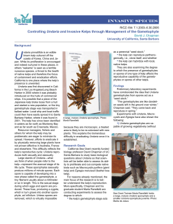 invasive species - California Sea Grant