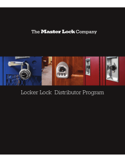 Locker Lock Distributor Program