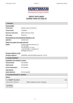 SAFETY DATA SHEET Synthetic Yellow Iron Oxide (3)