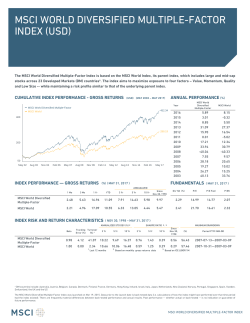 MSCI World Diversified Multiple