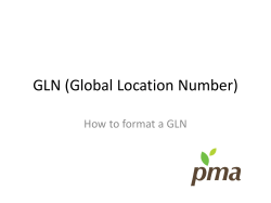 Format of gs1 standards