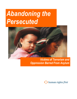 Abandoning the Persecuted