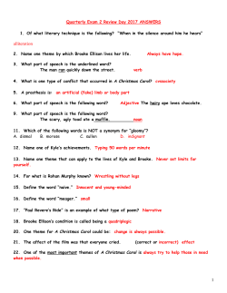 Quarterly Exam 2 Review Day 2008