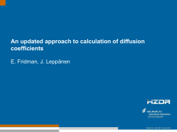 D - Serpent Monte Carlo code