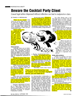 Beware the Cocktail Party Client