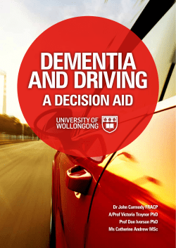 Decision Aid Booklet - Seniors Information Service