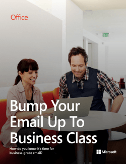 How do you know it`s time for business-grade email?