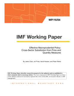 Effective Macroprudential Policy: Cross-Sector Substitution