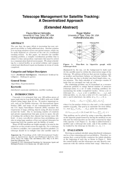 Telescope Management for Satellite Tracking