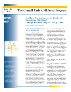 Can Home Visiting Increase the Quality of Home