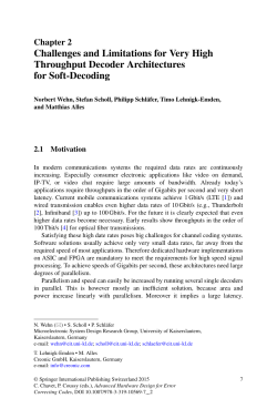 Challenges and Limitations for Very High Throughput Decoder