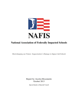 National Association of Federally Impacted Schools (NAFIS)