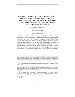Extending Protection to Colonial Art in the Memorandum of