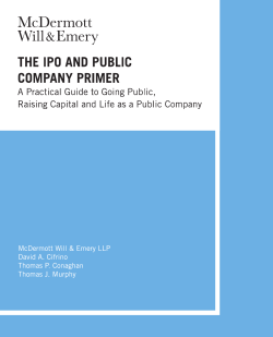 The IPO and Public - This web app has been successfully created