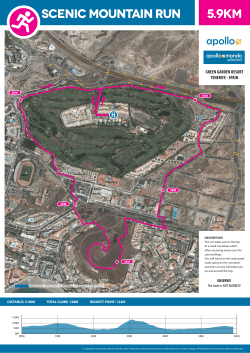 scenic mountain run 5.9km