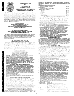 FFA FIELD CROPS HORTICULTURE AGRICULTURAL