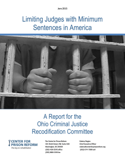 Limiting Judges with Minimum Sentences in America
