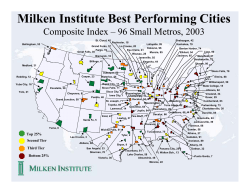 96 Smallest - Maps - Best Performing Cities