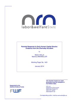 Parental Response to Early Human Capital Shocks