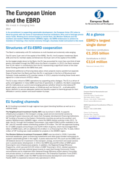 EU-EBRD SME Finance Facility