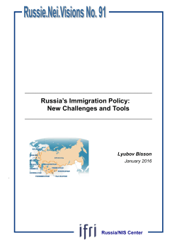 Russia`s Immigration Policy
