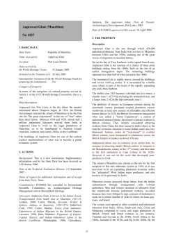 Advisory Body Evaluation (ICOMOS)