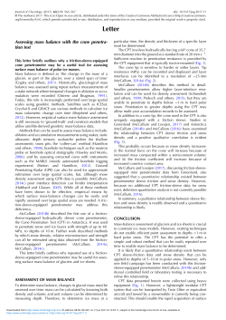 Letter - Cambridge University Press