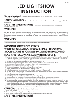 led lightshow instruction