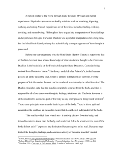 Mind Brain Identity Theory