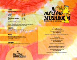 Catering Menu - Mellow Mushroom