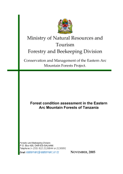 Forest condition, threat and management effectiveness